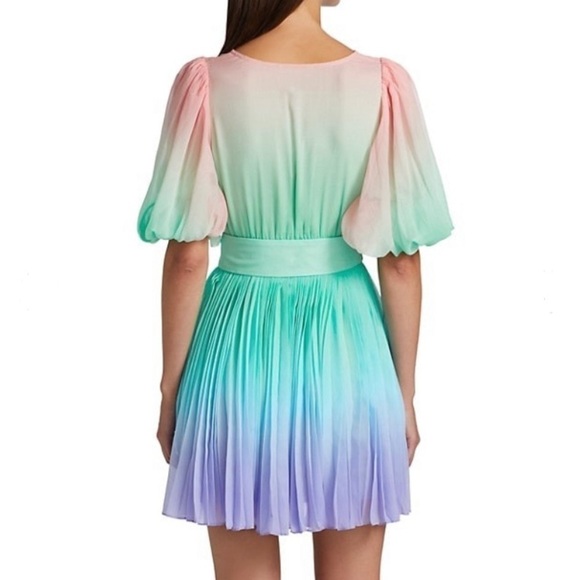 Rococo Sand Emi Ombré Pleated Mini Dress - Picture 7 of 16